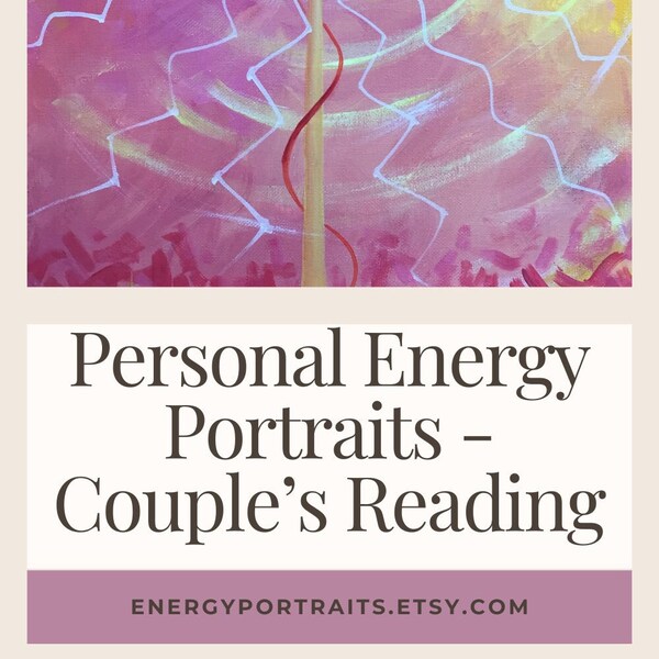 Psychic Reading of Personal Energy, Intuitive Reading on Canvas, Soul Portrait Reading, Spiritual Intuitive Art Reading, Energy Portrait Art