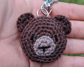 Bear, bearkeychain, porte-clés ourson, flat bear