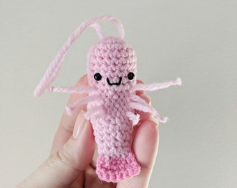 Ginette the keychain shrimp