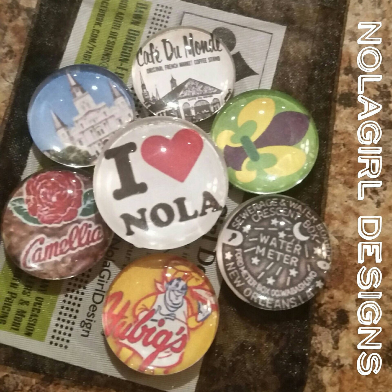 I LOVE NOLA Set New Orleans Set Party Favor Etsy