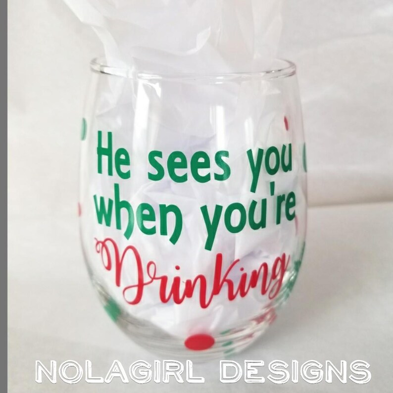 wine glass party favor