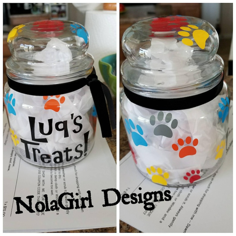 Treat Jars for Pets Dog Treat Container Cat Treat Jar Etsy
