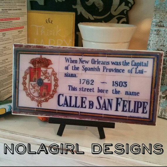 New Orleans Spanish Tile Replica Home Decor Image 0