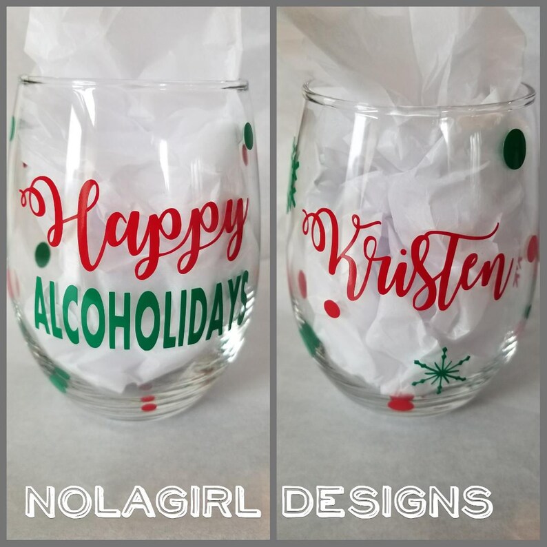 wine glass party favor