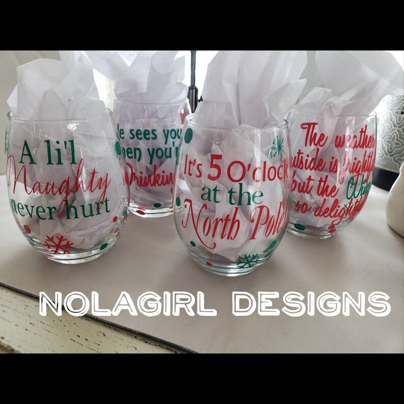 wine glass party favor