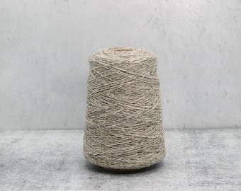 Knoll Heritage British Wool Yarn: Wensleydale Natural Cream 6/2 Cone 225g or 500g
