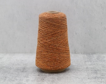 Knoll Supersoft Goldcrest Brown Yarn Cone 100% Wool, 2/11.5 Nm for Machine Knitting 150g
