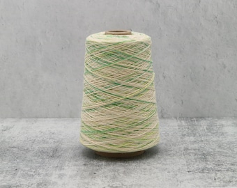 100% Merino Wool Space-Dyed Lace Weight Yarn (Spring Canopy)