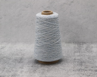 Knoll Supersoft Iced Blue 100% Wool Yarn Cone, Machine Knitting Nm 2/11.5 150g or 500g