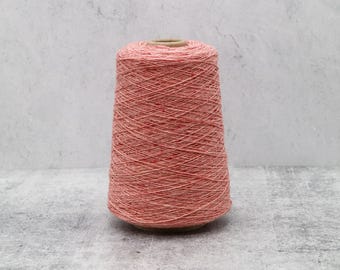 Wildmoor Soft Donegal Tweed Wild Rose 100% Merino Wool Yarn Cone,  2/16 Nm, Machine Knitting & Hand Knitting,  225g or 500g