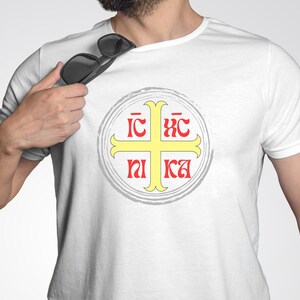 ICXC NIKA T-shirt, Christian T-shirt, Orthodox T-shirt, T-shirt, Orthodox, T-shirt, Orthodox Christian, Unisex T-shirt, Faith T-shirt, Shirt