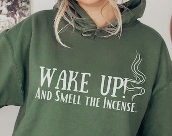 Wake Up Incense Hoodie, Christian Orthodox Sweatshirt