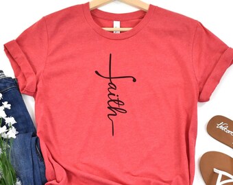 T-shirt Faith Cross, christelijk T-shirt