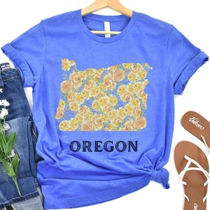 Oregon Wildflower Tshirt, Wild Bloemen Shirt, Floral Tshirt, Bloem Shirt, Cadeau voor Vrouwen, Dames Shirts, Beste Vriend Gift, Oregon Grape