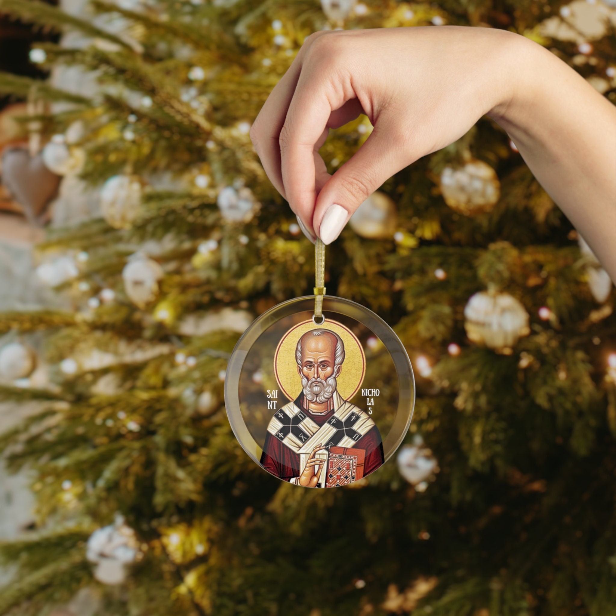 新品クリスマス ステンドグラス Kris Kringle グラスマスターズ社 新品クリスマス ステンドグラス Kris Kringle グラスマスターズ社