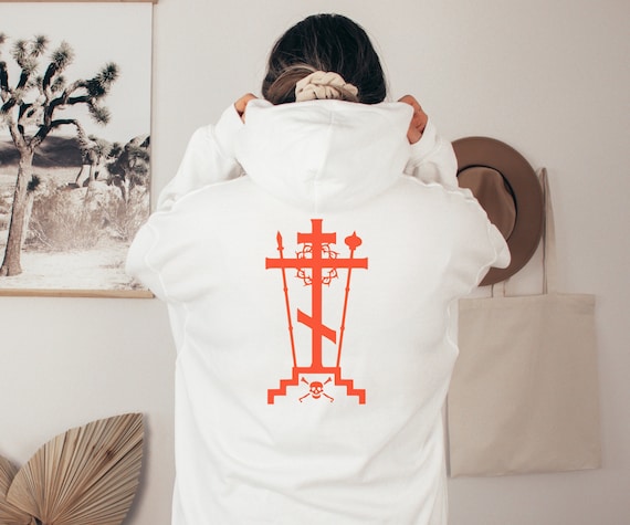 Orthodox Cross Hoodie, Schema Christian Sweatshirt