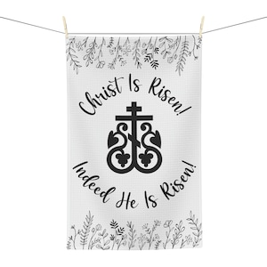 Resurrection, Easter Basket Cover, Easter Gift, Pascha Basket Cover, Christ Is Risen, Indeed He is Risen, Russian Cross, Orthodox Easter