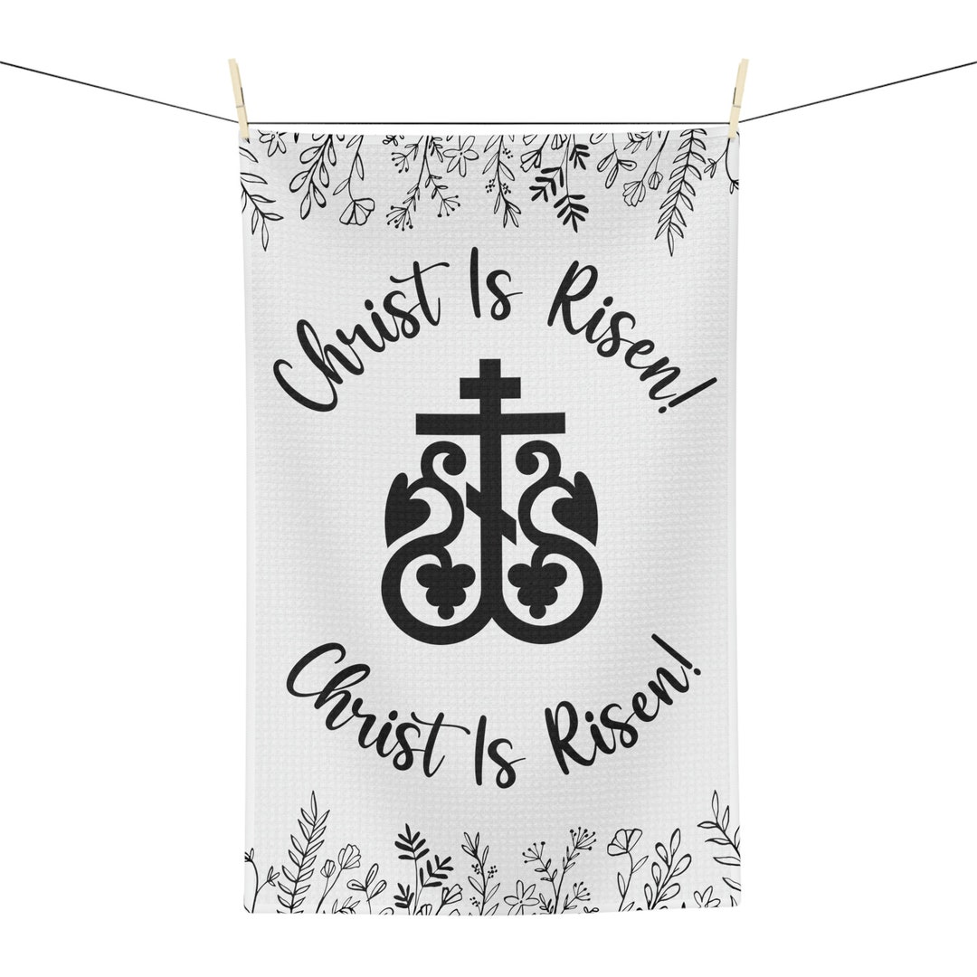 Easter Gift, Resurrection, Easter Basket Cover, Pascha Basket Cover