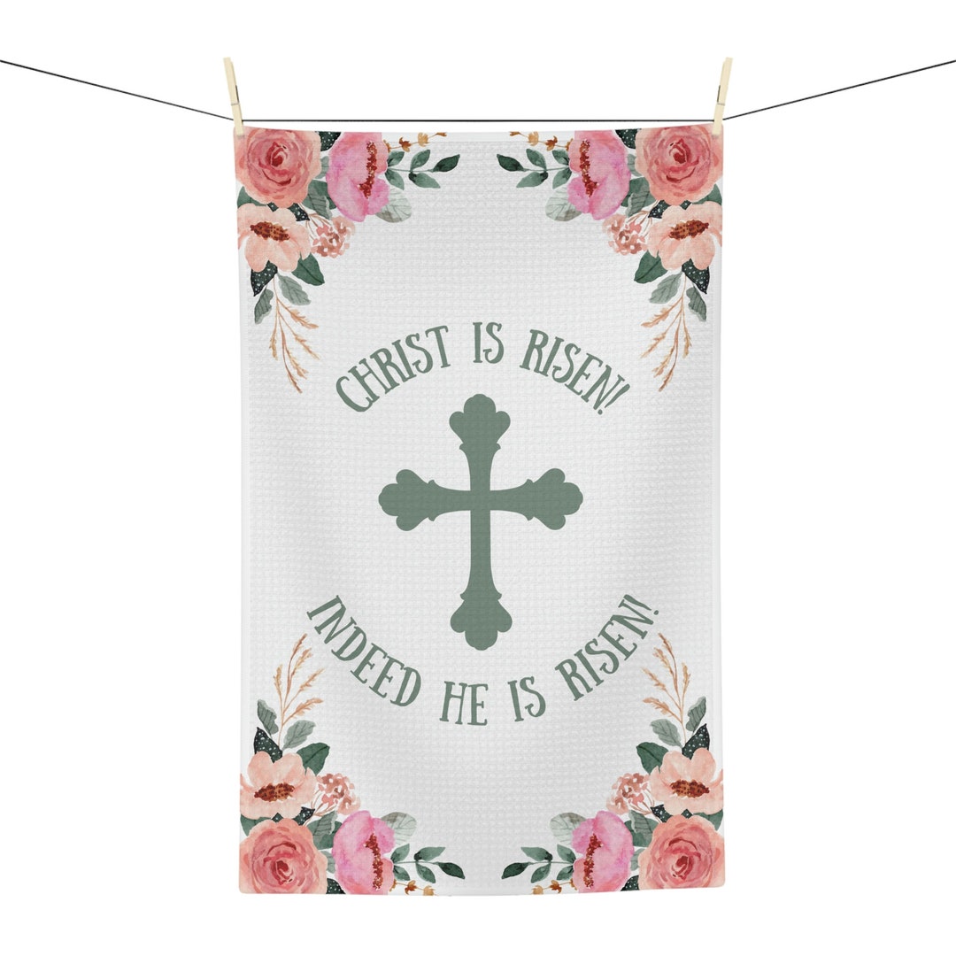 Ressurection, Easter Basket Cover, Easter Gift, Pascha Basket Cover