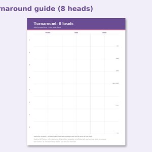 OC Character Design Sheets preview: Turnaround guide (8 heads)