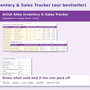 Bundle preview: Inventory & Sales Tracker