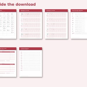 Inside the Hiragana & Katakana Workbook: sample pages