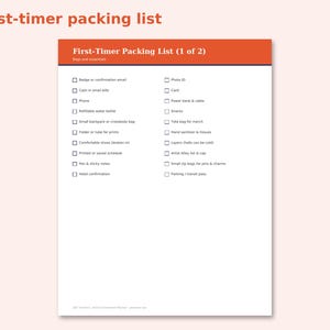 Anime Convention Planner preview: First-timer packing list
