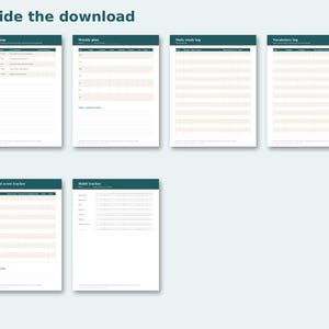 Inside the Japanese Study Planner: sample pages