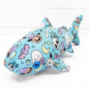 Cute Halloween Blue Whale Shark Plush Toy Stuffed Animal