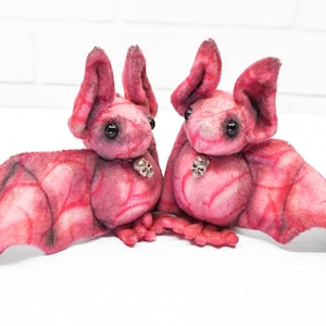 Zombie Brain Bat Stuffed Animal Plush Toys - Sew Scary 2024