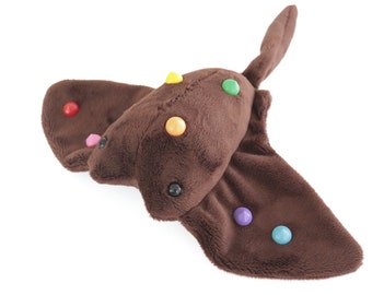 Rainbow Chocolate Chip Brownie Stingray Stuffed Animal Plush Toy