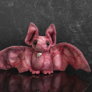 Zombie Brain Bat Stuffed Animal Plush Toys - Sew Scary 2024