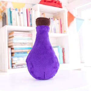 Purple Teardrop Potion Bottle Plushie