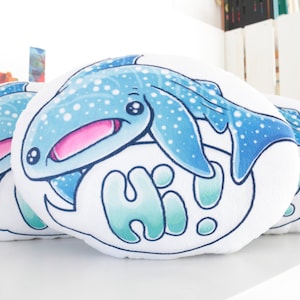 Large Whale Shark Pillow, Whale Shark Stuffed Toy, Home Decor