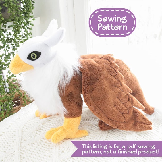 Felt animal stuffies so you can create your own crafting companion