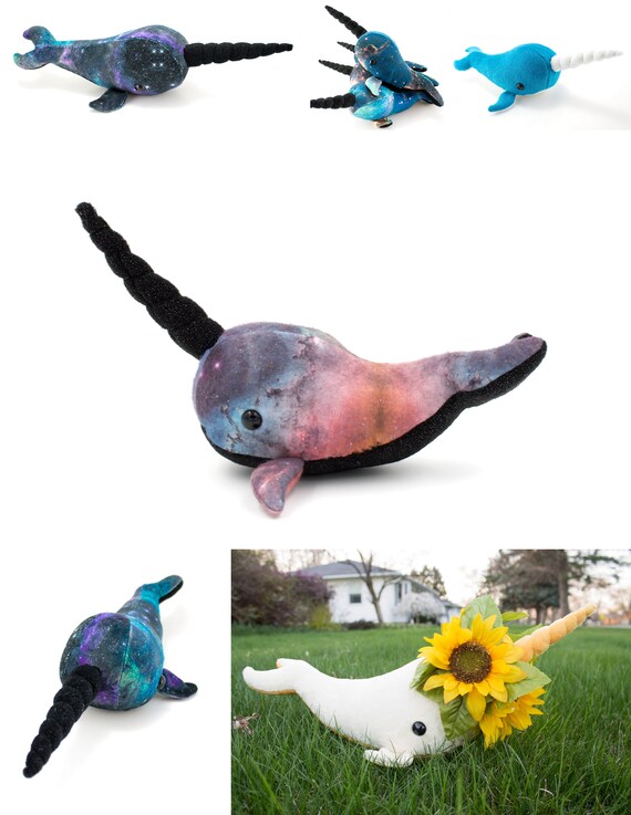 narwhal stuffed animal pattern