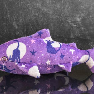 Purple Cat Whale Shark Plush Toy Stuffed Animal