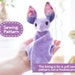 Stuffed Animal Bat Sewing Pattern - PDF Digital Download - Plush Sewing DIY Project - No Physical Items Sent 