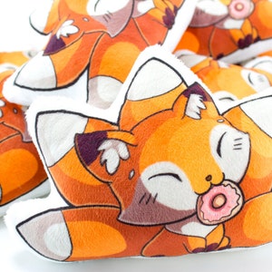 Cute Fox Pillow Plushie, Plush Toy, Stuffed Animal