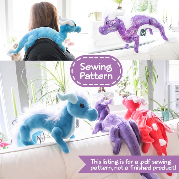 Shoulder dragon plush hotsell
