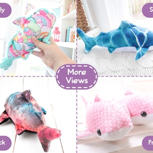 Whale Shark Stuffed Animal Sewing Pattern PDF Digital Download Plush Sewing DIY Project No Physical Items Sent image 6