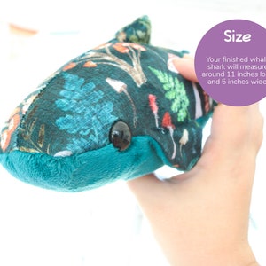 Whale Shark Stuffed Animal Sewing Pattern PDF Digital Download Plush Sewing DIY Project No Physical Items Sent image 4