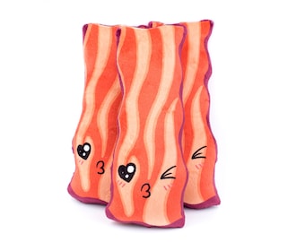 Stuffed Bacon Plush Toy Pillow - Flirty