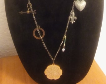 Steampunk Flower Necklace