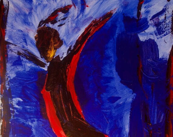 Buy Now Ready To Hang The Dancer Emerges Abstract Nude Dancer Gallery Quality Canvas Print