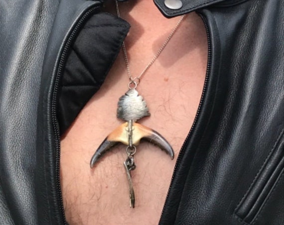 Sterling Silver Crab Claw Pendant