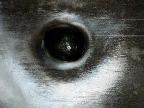Steel Eye 2, Abstract Art, Black And White Acrylic Laminated Photo, Contemporary Art, Irish Art, Limited Edition Print, 75 Years Lifespan.