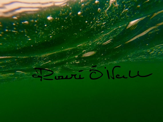 Underwater Green Atlantic Ocean printed on Aluminium