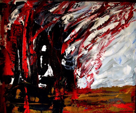 Palestine Burning, War, Fire, Explosion, Death, Red, Acrylic Laminated Photo Art Print, Gallery and Collector Quality, 75 Years Lifespan