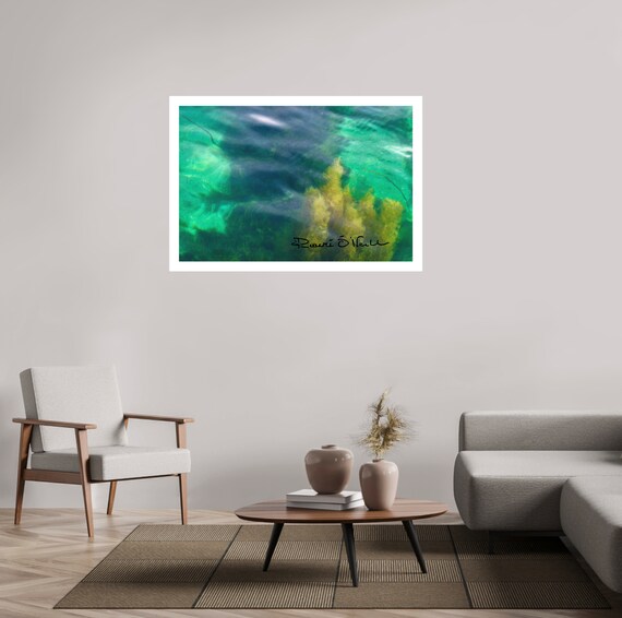 Azure Seas Photograph for Large Wall, limited edition of 25